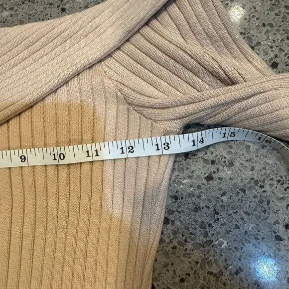 NWT Heartloom Antonia Tan Ribbed Midi Dress Size S - Picture 9 of 12